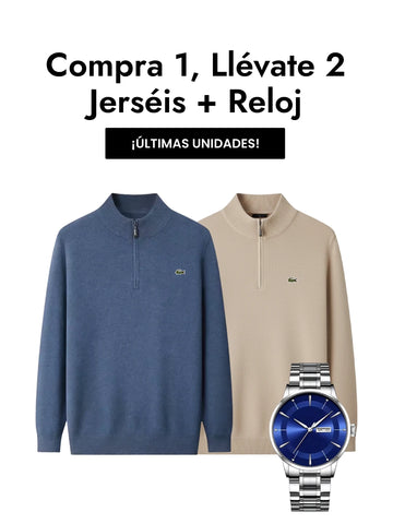 Compra 1 y Llévate 2 Jerséis + Reloj de Regalo